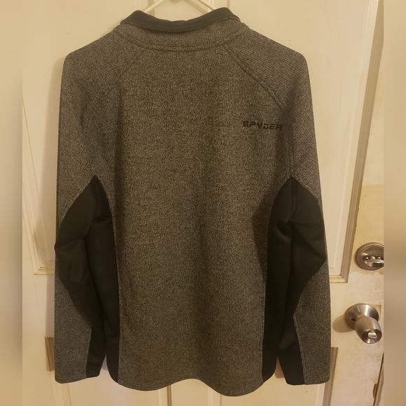 Spyder, half zip, pullover knit sweater - Picture 3 of 6